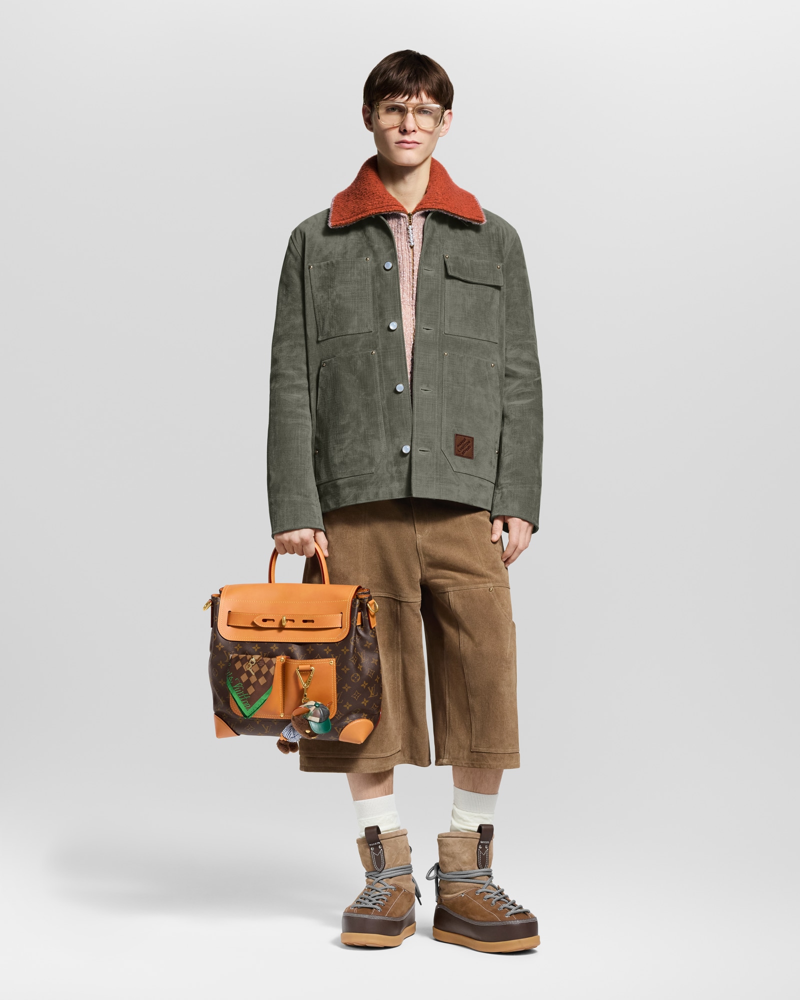 Suede Leather Workwear Shorts - Men - Ready-to-Wear | LOUIS